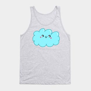 Kawaii Happy Cloud Tank Top